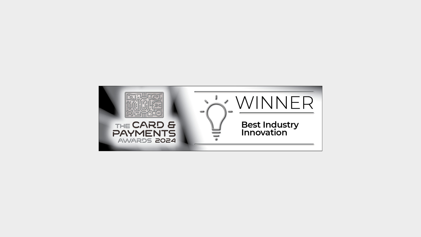 The card & payments awards 2024 winner best industry innovation logo